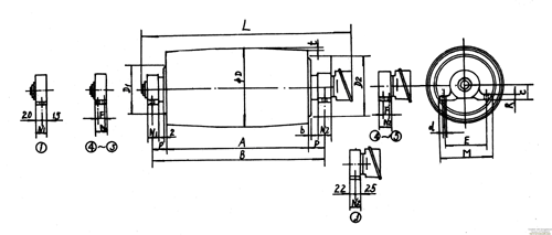 FXT型風(fēng)冷式擺線滾筒