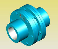 芯型彈性聯(lián)軸器實體模型