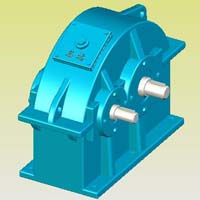 ZDS少齒數(shù)漸開線圓柱齒輪減速機(jī)實(shí)體模型