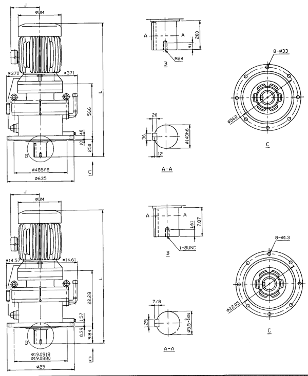 600ϵД[݆pٙCpʽγߴ(TDVM623/16TDVM623/18TVM624/16TVM624/18TVM625/17TVM625/19TDVM626/19TDVM627/19