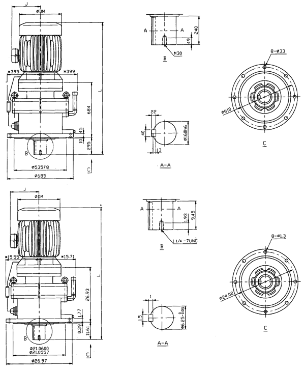 600ϵД[݆pٙCpʽγߴ(TDVM623/16TDVM623/18TVM624/16TVM624/18TVM625/17TVM625/19TDVM626/19TDVM627/19
