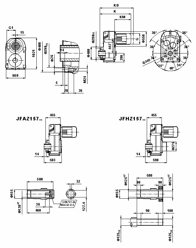 JF系列減速電機(jī)(GB10095-88)