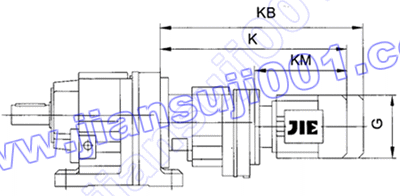 JRTR斜齒輪減速電機